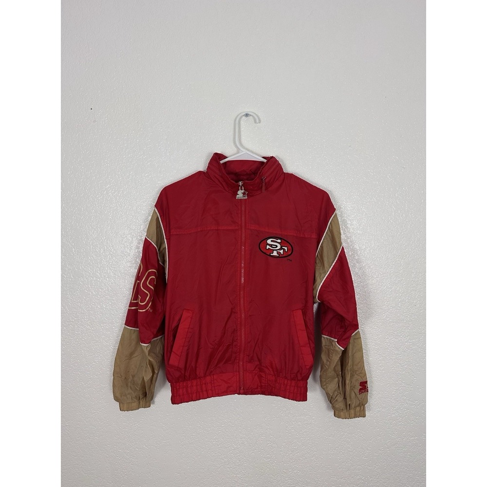 Vintage Starter San Francisco 49ers NFL Jacket – Youth Medium – Red/Gold